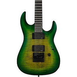 B.C. Rich Andy James Signature 6 EverTune Flametop Electric Guitar Trans Green Burst