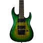 B.C. Rich Andy James Signature 7-String EverTune Electric Guitar Trans Green Burst thumbnail