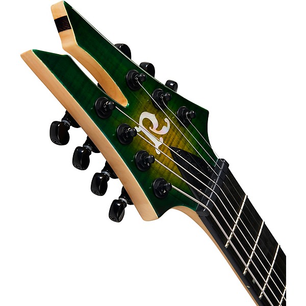 B.C. Rich Andy James Signature 7-String EverTune Electric Guitar Trans Green Burst