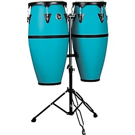 LP Discovery Conga Set with Double Conga Stand 10 an... LP Discovery Conga Set with Double Conga Stand 10 and 11 in. Sea Foam