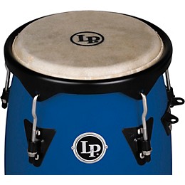 LP Discovery Conga Set with Double Conga Stand 10 and 11 in. Race Car Blue