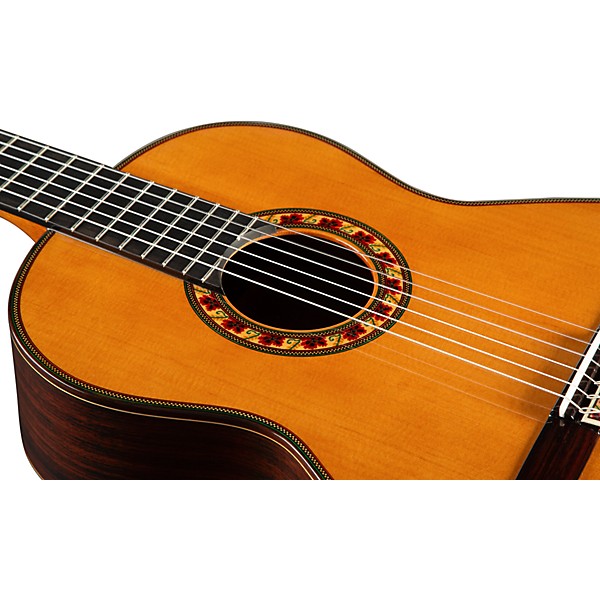 Open Box Jose Ramirez "Guitarra del Tiempo" Studio Commemorative Cedar Classical Acoustic Guitar Level 2 Natural 197881175689