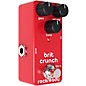 rockready Brit Crunch Mini Guitar Effect Pedal Brick Red