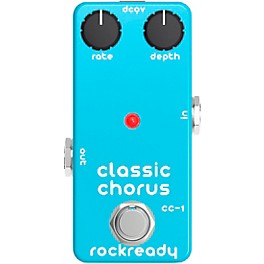 rockready Classic Chorus Mini Guitar Effect Pedal Sky Blue