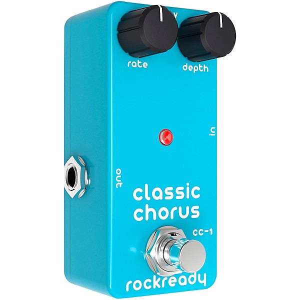 rockready Classic Chorus Mini Guitar Effect Pedal Sky Blue