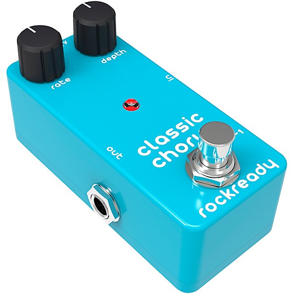 rockready Classic Chorus Mini Guitar Effect Pedal Sky Blue