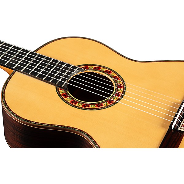 Jose Ramirez "Guitarra del Tiempo" Studio Commemorative Spruce Classical Acoustic Guitar Natural