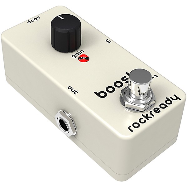 rockready Boost Mini Guitar Effect Pedal Cool White