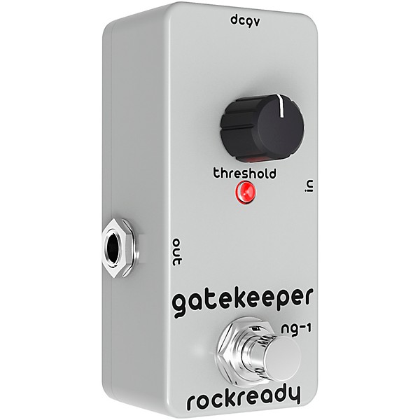 rockready Gatekeeper Mini Guitar Effect Pedal Steel Grey