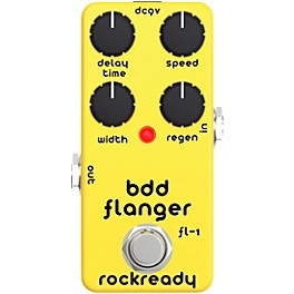 rockready Bdd Flanger Mini Guitar Effect Pedal Bright Yellow