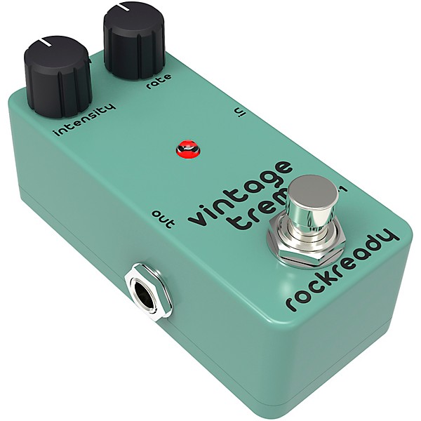 rockready Vintage Trem Mini Guitar Effect Pedal Emerald Green