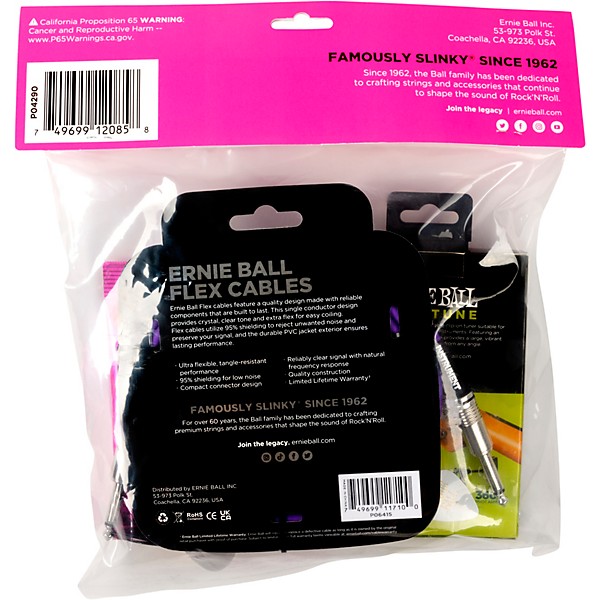 Ernie Ball Electric Essentials Pack