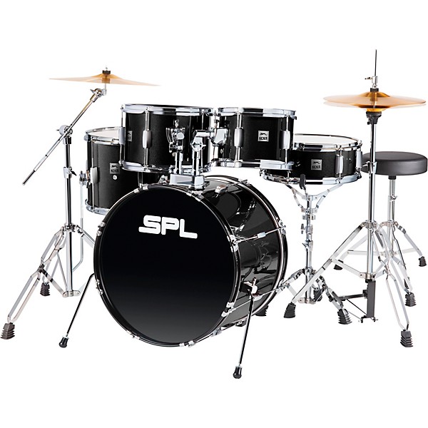 Sound Percussion Labs Kicker 5-Piece Complete Drum Set Black