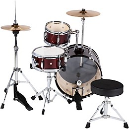 Open Box Sound Percussion Labs Lil' Kicker 3-Piece Junior Drum Set Level 1 Dark Red