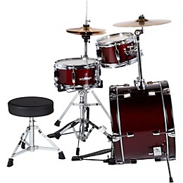 Open Box Sound Percussion Labs Lil' Kicker 3-Piece Junior Drum Set Level 1 Dark Red