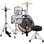 Sound Percussion Labs Lil' Kicker 3-Piece Junior Drum Set Metallic Silver