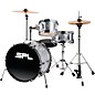 Sound Percussion Labs Lil' Kicker 3-Piece Junior Drum Set Metallic Silver