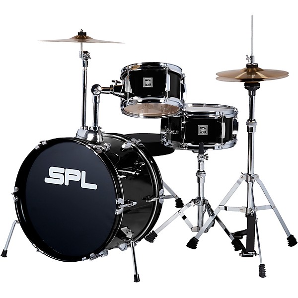 Sound Percussion Labs Lil' Kicker 3-Piece Junior Drum Set Black