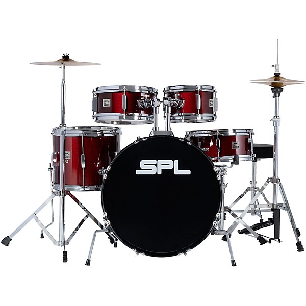 Sound Percussion Labs Junior Kicker 5-Piece Drum Set Dark Red