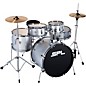 Sound Percussion Labs Junior Kicker 5-Piece Drum Set Metallic Silver thumbnail