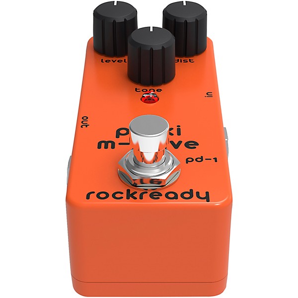 rockready Plexi M-drive Mini Guitar Effect Pedal Mandarin Orange