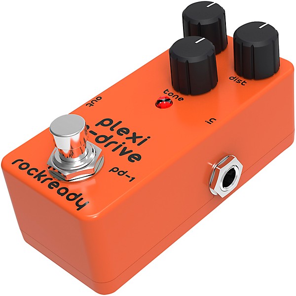 rockready Plexi M-drive Mini Guitar Effect Pedal Mandarin Orange