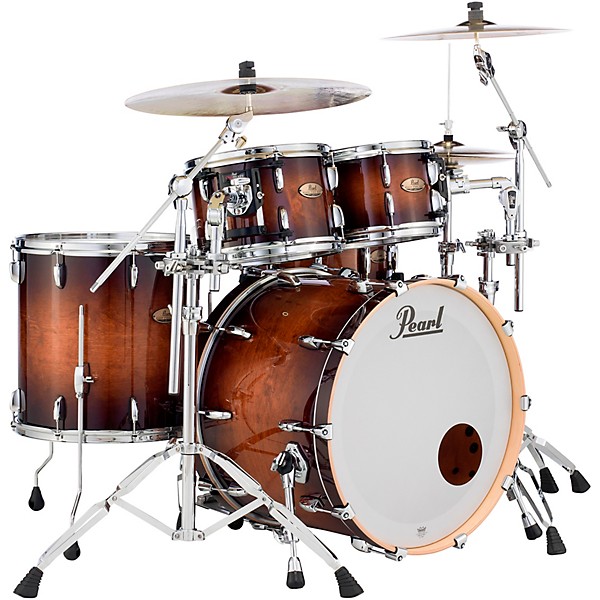 Pearl Session Studio Select 4-Piece Shell Pack With 22 in. Bass Drum Gloss Barnwood Brown