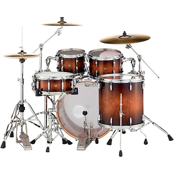 Pearl Session Studio Select 4-Piece Shell Pack With 22 in. Bass Drum Gloss Barnwood Brown