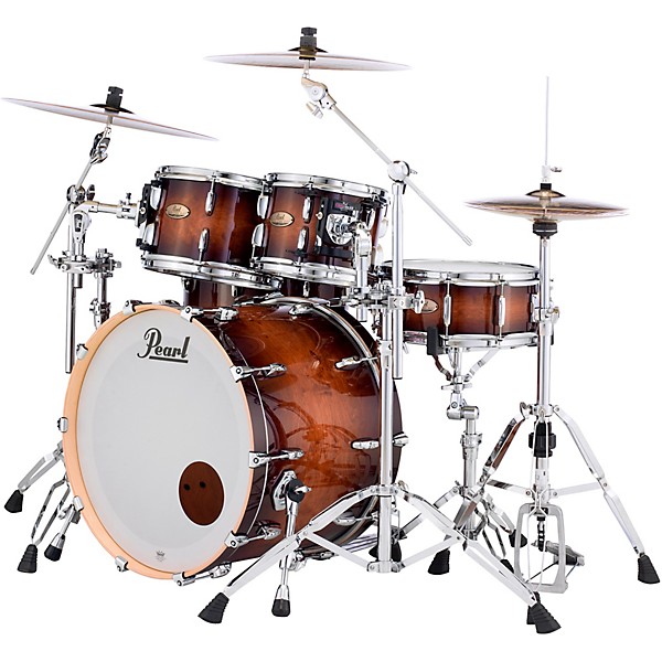 Pearl Session Studio Select 4-Piece Shell Pack With 22 in. Bass Drum Gloss Barnwood Brown