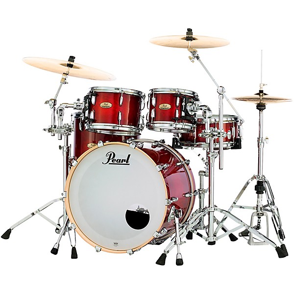 Pearl Session Studio Select 4-Piece Shell Pack With 22 in. Bass Drum Antique Crimson Burst
