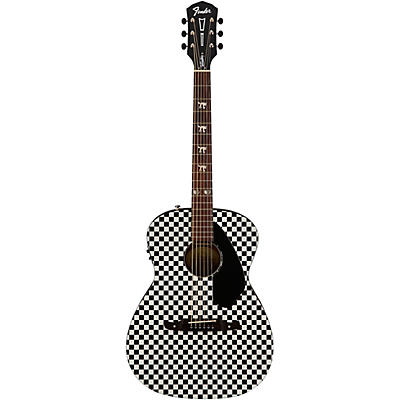 Fender Tim Armstrong Signature Hellcat Acoustic-Electric Guitar Checkerboard for sale