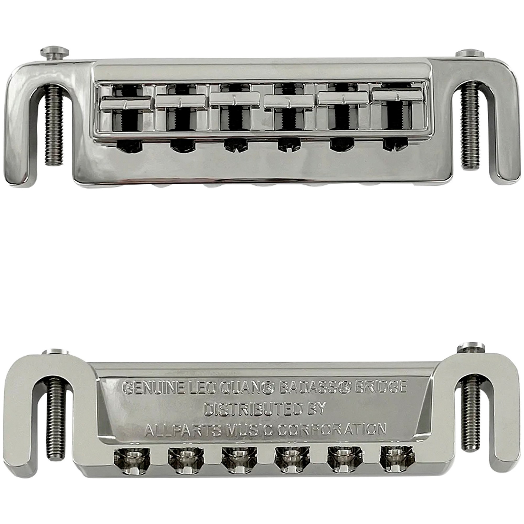 ギター Montreux custom wrap around bridge Ch Montreux Custom Wraparound Bridge - Badass style - Made in