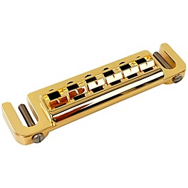 Leo Quan Badass Wraparound Guitar Bridge With S... Leo Quan Badass Wraparound Guitar Bridge With SAE 5/16" Locking Studs Gold