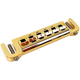 Leo Quan Badass Wraparound Guitar Bridge With Me... Leo Quan Badass Wraparound Guitar Bridge With Metric M8 Locking Stud Gold