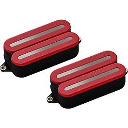 Fishman Fluence Ope... Fishman Fluence Open Core Modern Humbucker 6-String Black Nickel Blades Electric Guitar Pickup Set Red