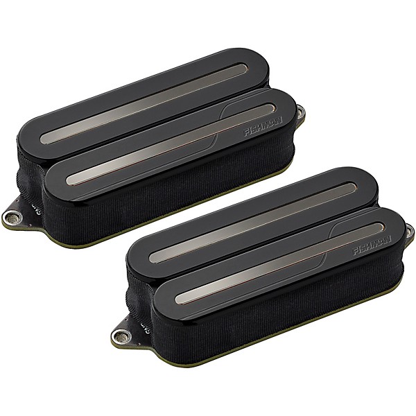 Fishman Fluence Open Core Modern Humbucker 7-String Black Nickel Blades Electric Guitar Pickup Set Black