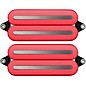 Fishman Fluence Open Core Modern Humbucker 7-String Black Nickel Blades Electric Guitar Pickup Set Red