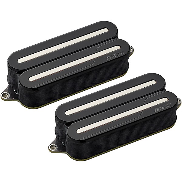 Fishman Fluence Open Core Modern Humbucker 7-String Nickel Blades Electric Guitar Pickup Set Black