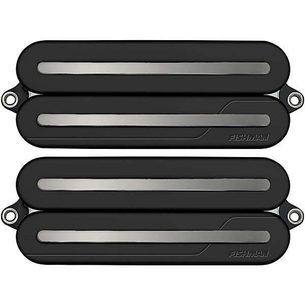 Fishman Fluence Open Core Modern Humbucker 8-String Black Nickel Blades Electric Guitar Pickup Set Black