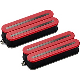 Fishman Fluence Open Core Modern Humbucker 8-String Black Nickel Blades Electric Guitar Pickup Set Red