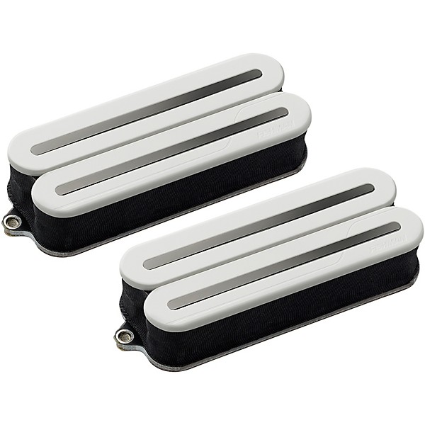 Fishman Fluence Open Core Modern Humbucker 8-String Black Nickel Blades Electric Guitar Pickup Set White