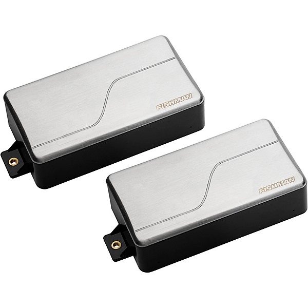 Fishman Fluence Modern Humbucker 3 Voices 6-String Electric Guitar Pickup Set Brushed Stainless