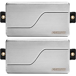 Fishman Fluence Modern Humbucker 3 Voices 6-String Electric Guitar Pickup Set Brushed Stainless