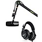 Shure Shure Deluxe Articulating Desktop Mic Boom Stand with Black MV7 Microphone and SRH440A Headphones thumbnail