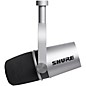 Shure Shure Deluxe Articulating Desktop Mic Boom Stand with Silver MV7 Microphone