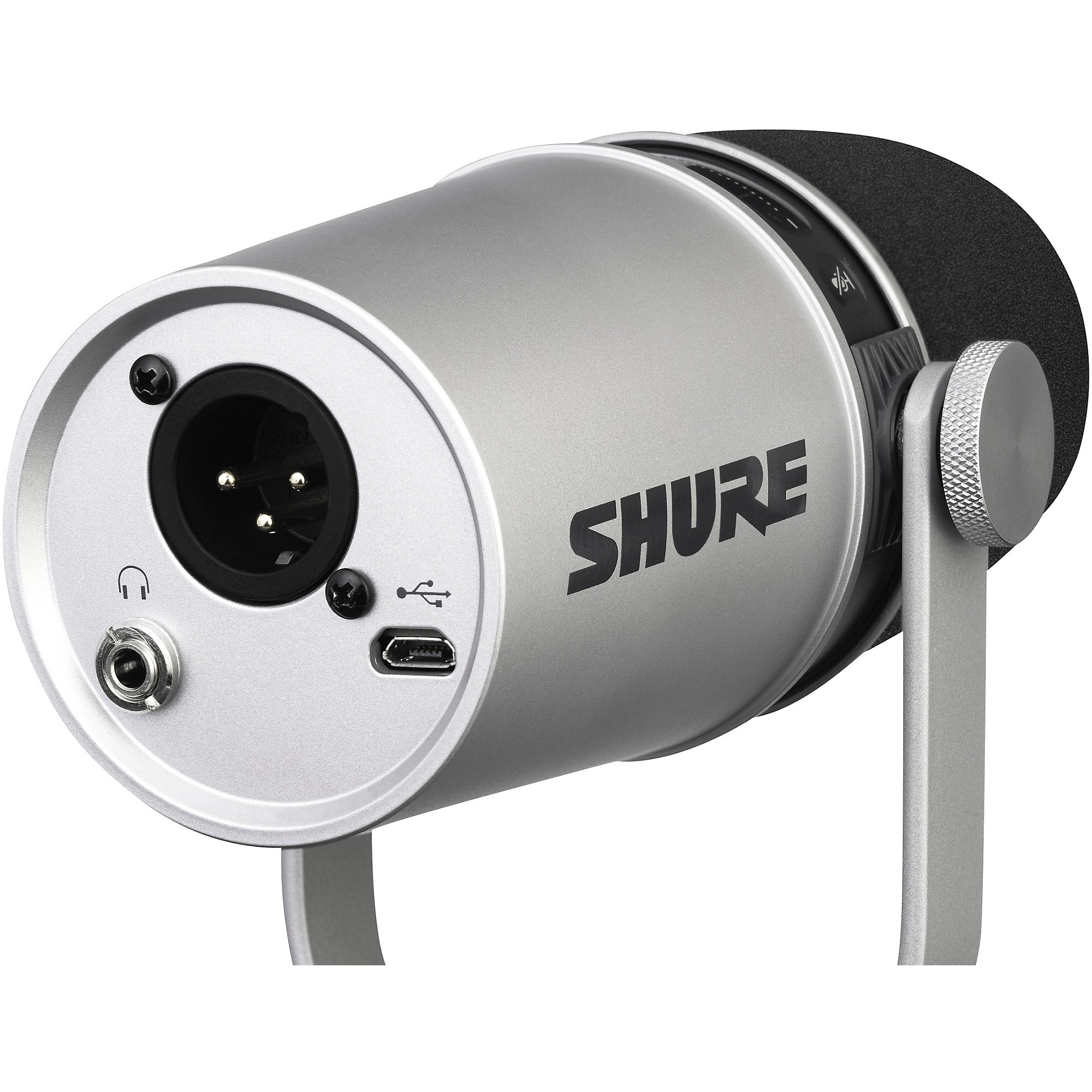 Shure Shure Deluxe Articulating Desktop Mic Boom Stand with Silver