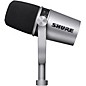 Shure Shure Deluxe Articulating Desktop Mic Boom Stand with Silver MV7 Microphone and SRH440A Headphones