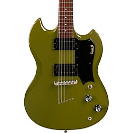 Guild Polara Solidbody Electric Guitar Voltage Yellow Guild Polara Solidbody Electric Guitar Phantom Green