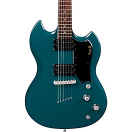 Guild Polara Solidbody Electric Guitar Voltage Yellow Guild Polara Solidbody Electric Guitar Blue Steel