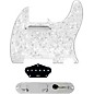 920d Custom Texas Grit Loaded Pickguard for Tele With T4W-REV-C Control Plate White Pearl thumbnail